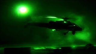 Actual Footage of Desert Storms First Apache Strikes [upl. by Leftwich]