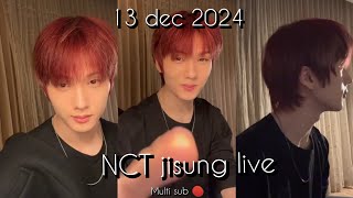 Nct dream jisung live 13 dec 2024  all sub 💜 [upl. by Maleeny538]