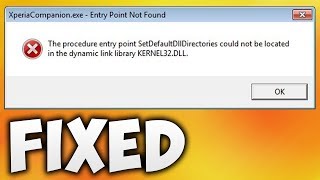 How to fix Entry Point not found error KERNEL32dll Windows 7 [upl. by Margarete]