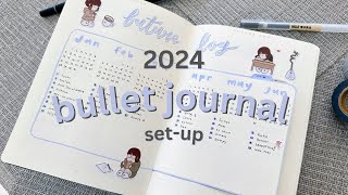 My 2024 Bullet Journal Setup  20 simple ideas [upl. by Leirud306]