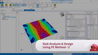 25 Slab Analysis and Design using Finite Element Method – 2 [upl. by Donelson]