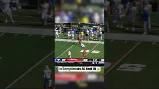 Ja’Corey Brooks 86Yard TD vs SMU 😱 football [upl. by Ahcsrop]