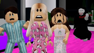 I WENT TO A CREEPY SLEEPOVER brookhaven roleplay [upl. by Farhsa112]