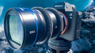 Sirui 35mm f18 Anamorphic for Sony APSC and A7III [upl. by Einnol]