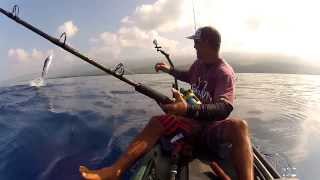 BLACK MARLIN  EXTREME KAYAK FISHING [upl. by Murrah]