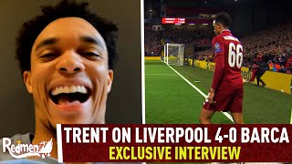 Well Never See a Goal Like it Again  Trent AlexanderArnold on Liverpool 40 Barcelona [upl. by Bromley]