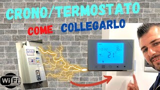 CRONOTERMOSTATO WIFI O TERMOSTATO  come si collega alla caldaia [upl. by Abehs]