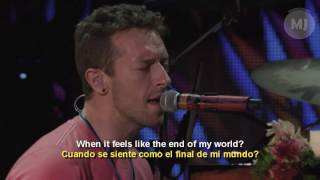 Letra Traducida Everglow de Coldplay [upl. by Pirri]