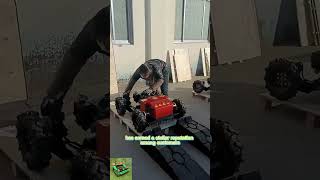 factory direct sales low wholesale price China wasteland RC crawler lawn mower [upl. by Gruchot]