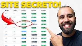 Como comprar passagens aéreas baratas com MILHAS SITE SECRETO passagens mais baratas [upl. by Notsirk]