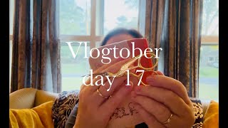 Vlogtober day 17 ✂️ started a new XS sampler and a new book [upl. by Asilim]