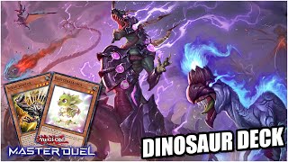 ¡NI LA EXTINCIÓN PUDO CON ELLOS Dino Deck  YuGiOh Master Duel [upl. by Merci]