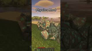 Minecraft REALISTIC MODS Pt 95 Physics Mod [upl. by Atews501]