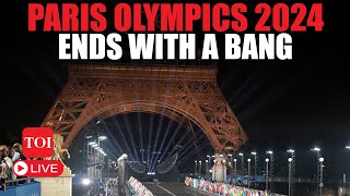 LIVE  Olympics 2024 Closing Ceremony Sreejesh Manu Bhaker Are Indias Flagbearers  Paris [upl. by Ahsikahs789]