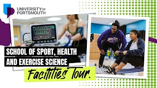 School of Sport Health and Exercise Science Facilities Tour  University of Portsmouth [upl. by Rickard]