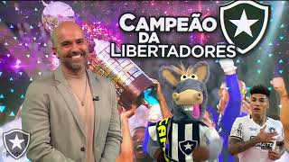 CAVALINHOS DO FANTÁSTICO DO BOTAFOGO CAMPEÃO DA LIBERTADORES 2024 SENSACIONAL A FESTA BOTAFOGO [upl. by Novyaj]