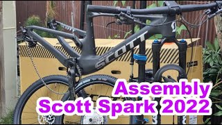 Unboxing and Assembling Scott Spark 2022 [upl. by Eerehs]