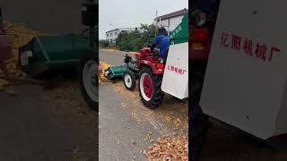 Corn thresher with rotary elevator large corn thresher  doubledrum dry and wet corn thresher [upl. by Lizzy975]