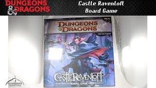 DampD Castle Ravenloft Board Game Unboxing [upl. by Dirraj452]