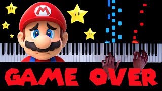 20 CLASSIC Mario quotGame Overquot Themes on Piano [upl. by Lester]