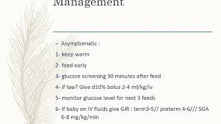 Neonatal hypoglycemia [upl. by Jaal537]