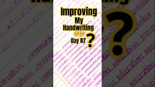 Improving my HANDWRITING😮‍💨handwritingshorts [upl. by Suoicserp413]