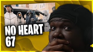 67 DopeSmoke X Brucka  No Heart Music Video  Pressplay REACTION [upl. by Codel]