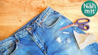 Destroyed Jeans  Mache deine Hose zum Designer Stück DER Fashion Trend für den Frühling [upl. by Griselda]