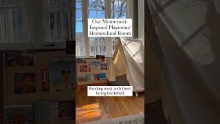 Our Montessori inspired playroomhomeschool room montessoriathome montessori [upl. by Savior]