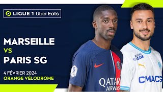 OM VS PARIS SG  Ligue 1 Uber Eats 14e journée [upl. by Sartin767]