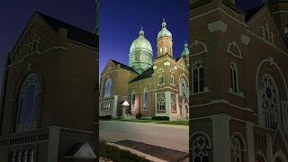 Immaculate Conception Catholic Church Celina Ohio USA churches catholic scenic historic fyp [upl. by Yartnoed]