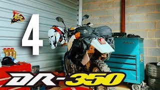 Saddlebags amp Brush Guards  SUZUKI DR350 Adventure Build  Episode 04 [upl. by Gaughan]