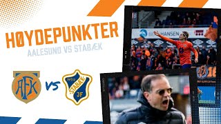 Høydepunkter  Aalesunds FK VS Stabæk  11 [upl. by Eelac]