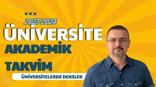 ÜNİVERSİTE KAYIT SONRASI DERSLERE BAŞLAMA KAYIT YENİLEME AKADEMİK TAKVİM [upl. by Burn]