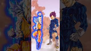 Manga Goku vs manga vegeta  who is strongest dragon ball super manga [upl. by Noemad]