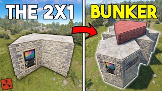 RUST  The Perfect 2x1 Bunker Expansion  SoloDuo 2024 [upl. by Idyh956]