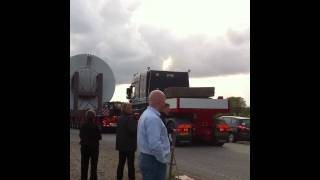 DK Heavy haulage at Siemens in Denmark HD [upl. by Anitnemelc176]