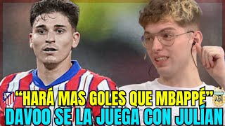 DAVOO XENEIZE DEFIENDE A JULIÁN ALVAREZ Y AL CHOLO SIMEONE [upl. by Tade256]