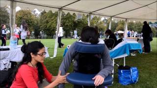 Shiatsu Chair Massage  Charity Pt1 [upl. by Kamerman]