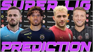 SÜPER LIG TABELLEN PREDICITON 202425  forzafussball [upl. by Allisirp]