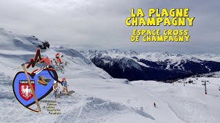 La Plagne Champagny espace cross de Champagny [upl. by Fae898]