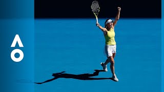 Jana Fett v Caroline Wozniacki match highlights 2R  Australian Open 2018 [upl. by Amek573]