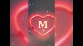 M Letter Name Stutas ♥️ Love Status Name M 💞shortsvideo shortstrendingvirallove [upl. by Garcia]