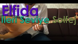 BAĞLAMA DERSİ Elfida Türküsü NASIL çalınır Solfej Hozan Beşir Elfida solfej [upl. by Anead215]