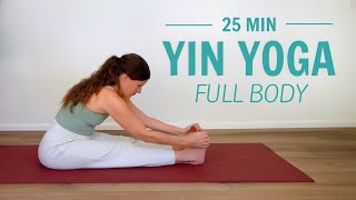 25 Min Full Body Yin Stretch  Relax And Release Tension [upl. by Tam]