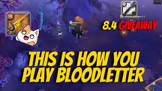 the only right way to play bloodletter  COMMENTED FIGHTS  PVP GUIDE  SOLO MISTS  ALBION ONLINE [upl. by Torhert640]