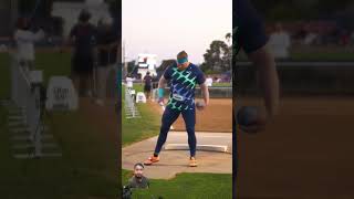 First 23 Meter Throw in 31 Years  Ryan Crouser2301 shorts [upl. by Lynnette]