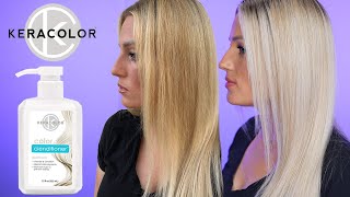 Keracolor Color  Clenditioner Platinum Review  Toning Hair At Home [upl. by Anigroeg]