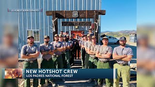 Los Padres National Forest newly staffed with third Interagency Hotshot Crew [upl. by Mailand]