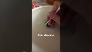 First coin cleaning vidcoincleaning fypシ゚viral [upl. by Burke]